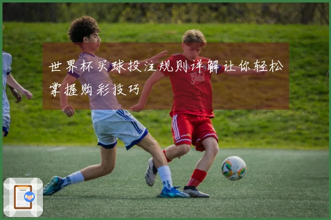 世界杯买球投注规则详解让你轻松掌握购彩技巧