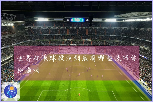 世界杯滚球投注到底有哪些技巧你知道吗